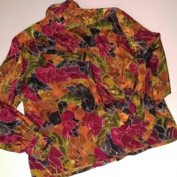 EJ HARPER Vintage 80's Career blouse 10 - Picture 5 of 5